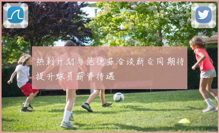 热刺计划与范德芬洽谈新合同期待提升球员薪资待遇